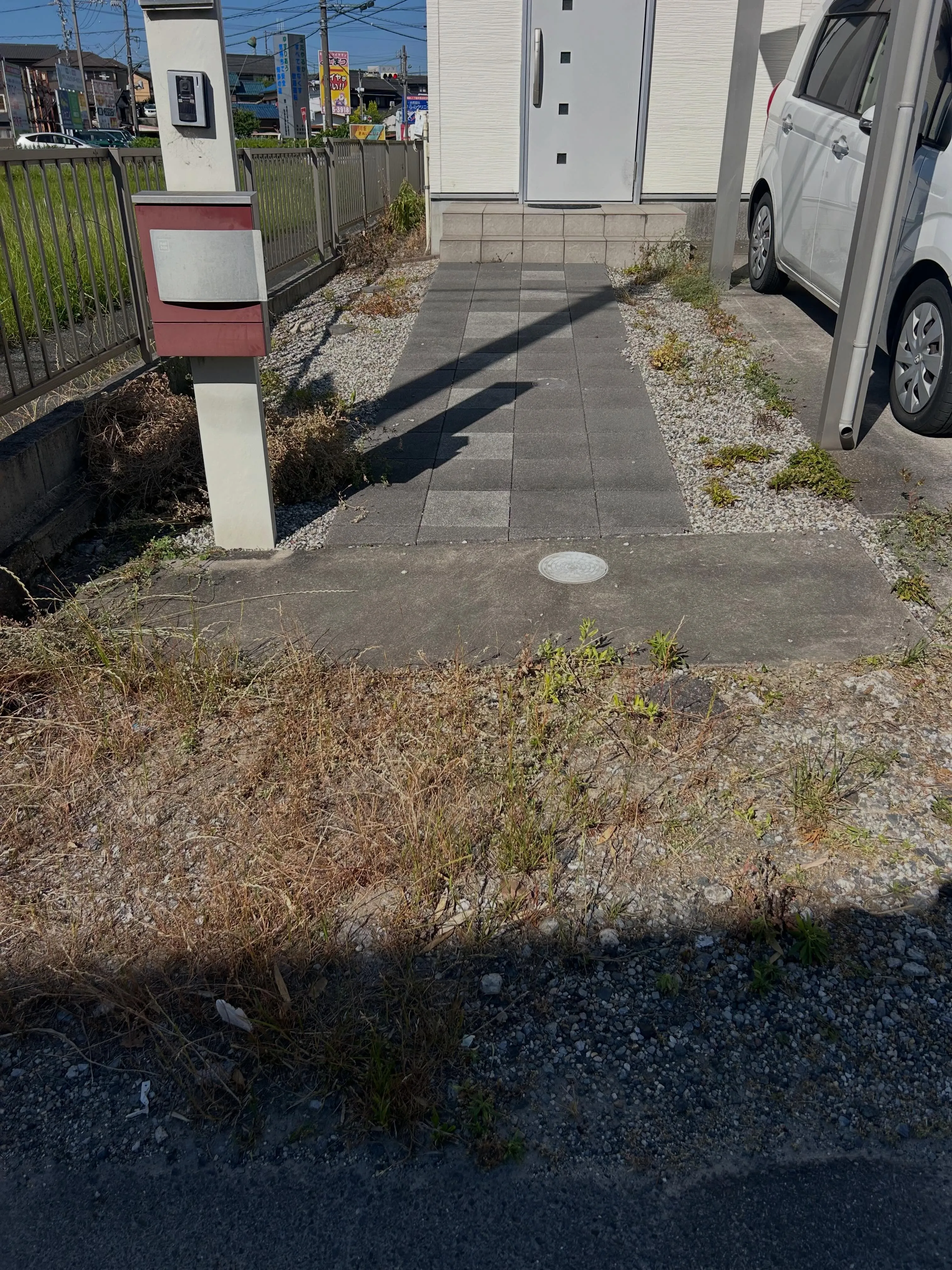 昨日、知多市に住む姉の庭の手入れをしてきました。
