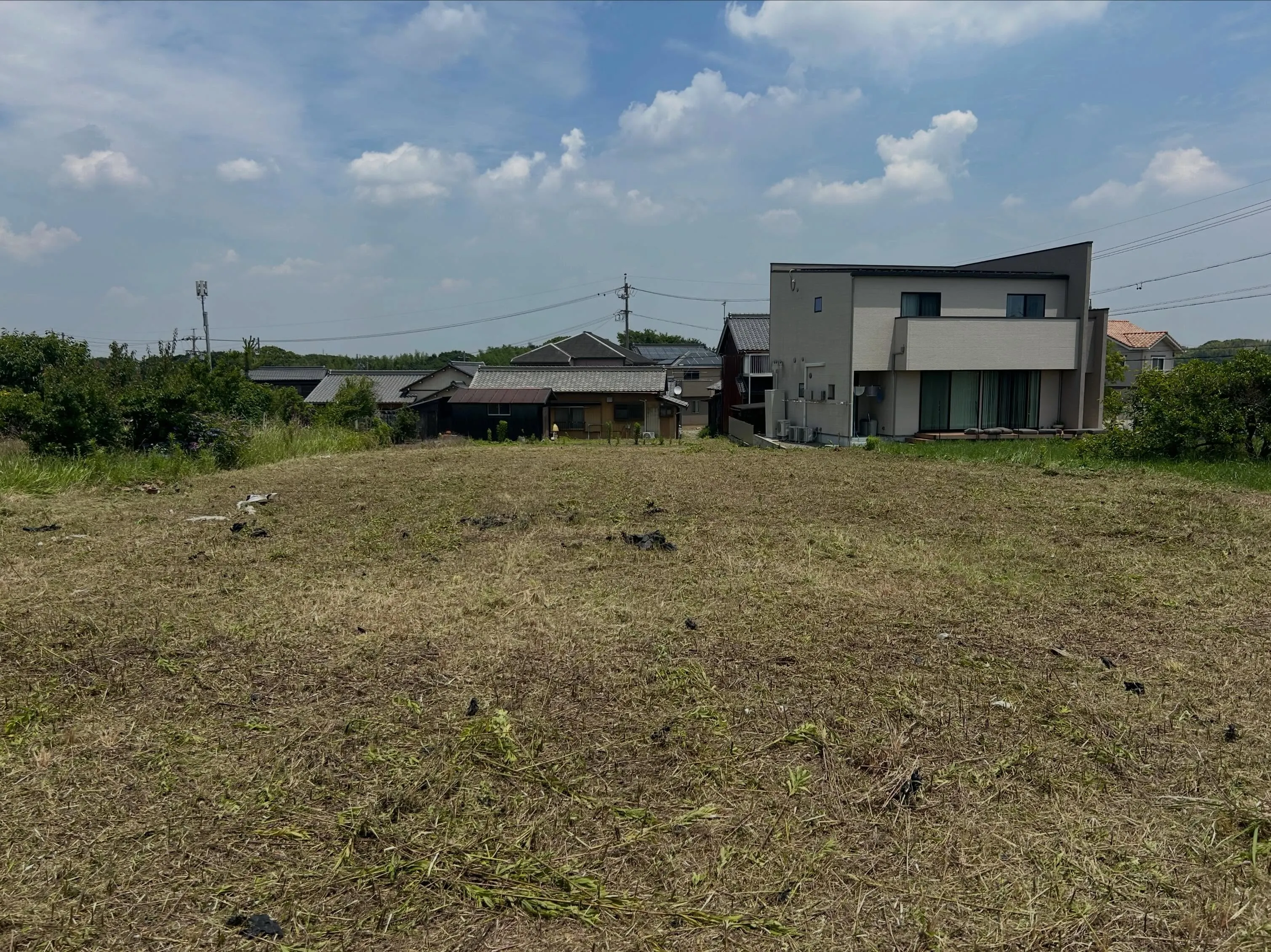 本日は常滑市にある畑の雑草を処理してほしいとご依頼をいただき...